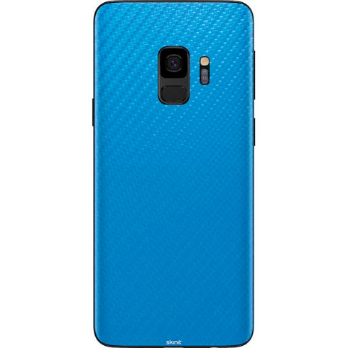 Blue Carbon Fiber Specialty Material Galaxy S9 Skin